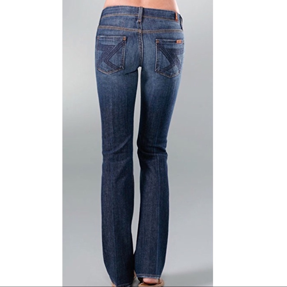 7 For All Mankind Medium Wash Bling Flynt 28